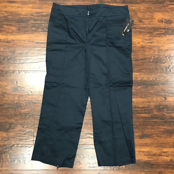 Vintage SC Collection black capris pants NWT - Picture 1 of 3